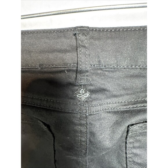 prAna Jeans Womens Size 8 /29 Slim Fit Black Gray Short Inseam Ladies - Picture 6 of 9